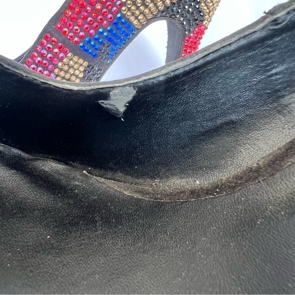 Steve Madden Dyvinal Rhinestone Heels 7 1/2 - Picture 10 of 11